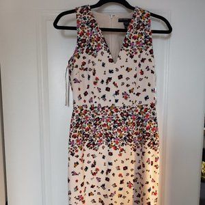 Size 4 Maggy London Fitted Floral Summer Dress
